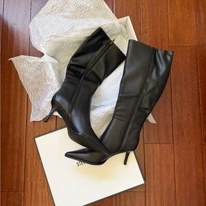 Steve Madden Black Heeled Boots